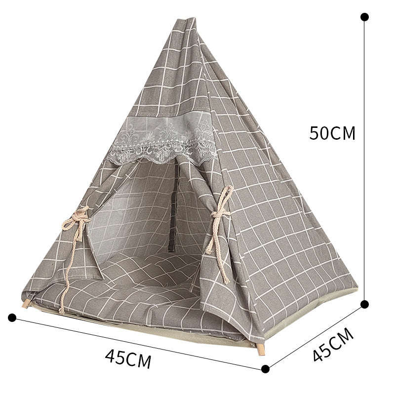 Enclosed Pet Tent Through Pet Supplies Cat Litter